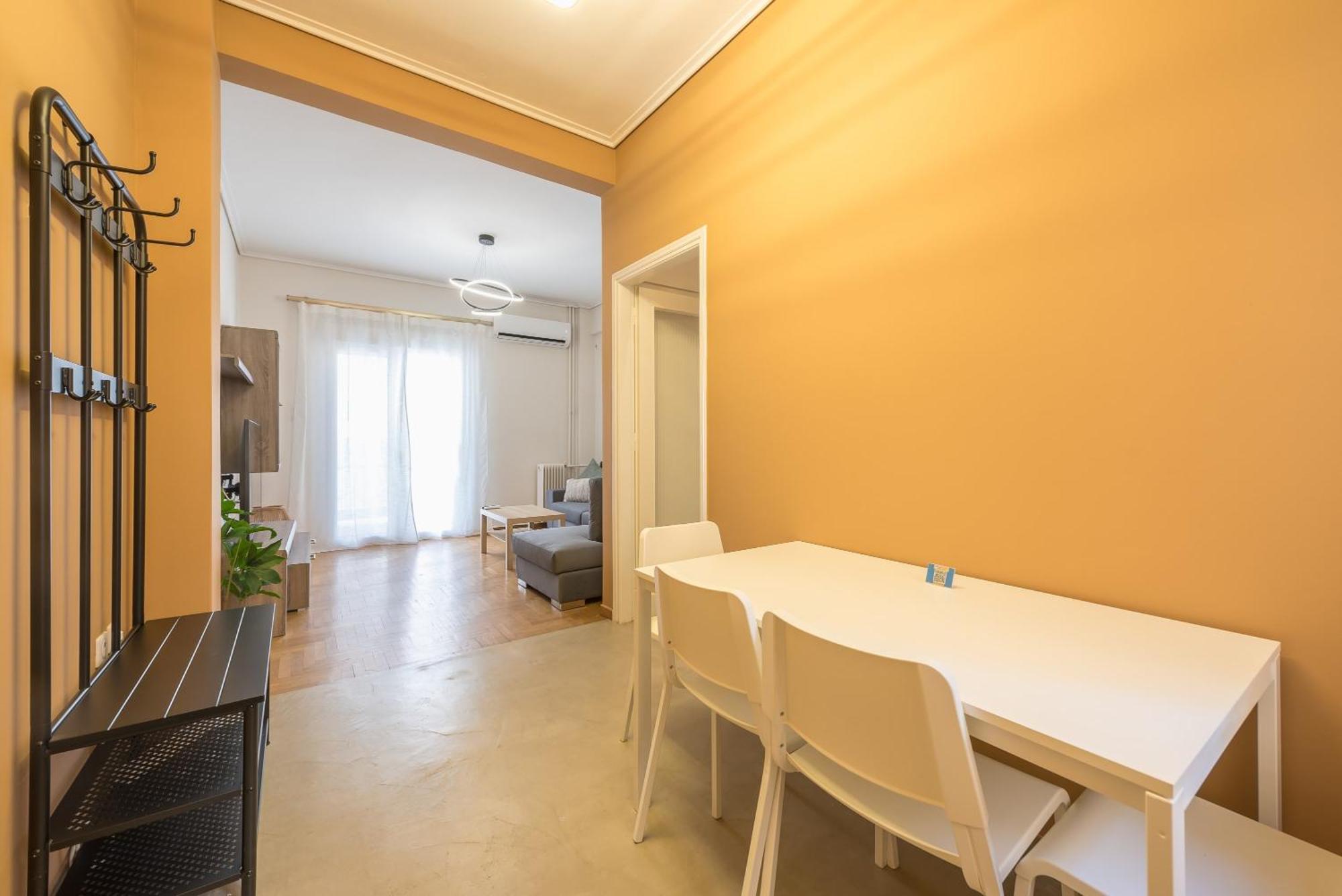 Апартаменты Stylish 2 Bd Urban Retreat Near Panormou Metro Афины Экстерьер фото