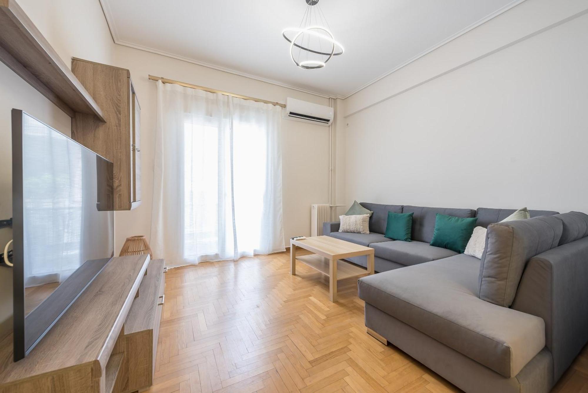 Апартаменты Stylish 2 Bd Urban Retreat Near Panormou Metro Афины Экстерьер фото
